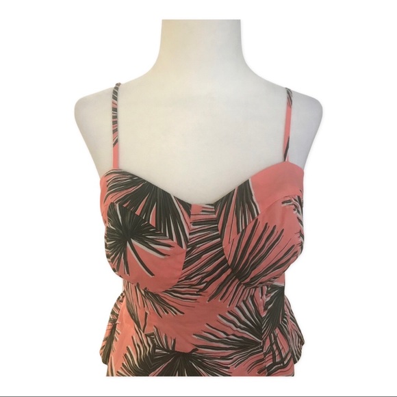 Summer Tropical Spaghetti Strap Blouse - Picture 3 of 5